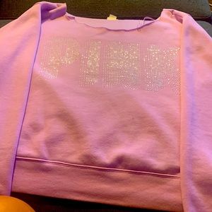 Pink Victoria Secret violet with sequin very pretty with jeans
